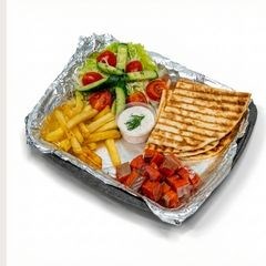 Тарелка Сувлаки Лосось 1003812